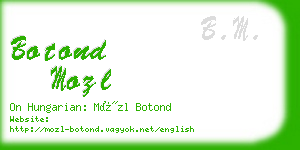 botond mozl business card